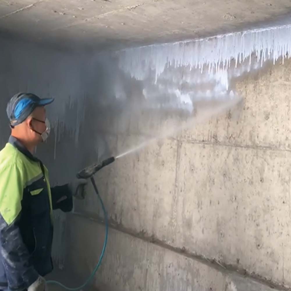 地下室負壓防水技術-環氧基層處理施工